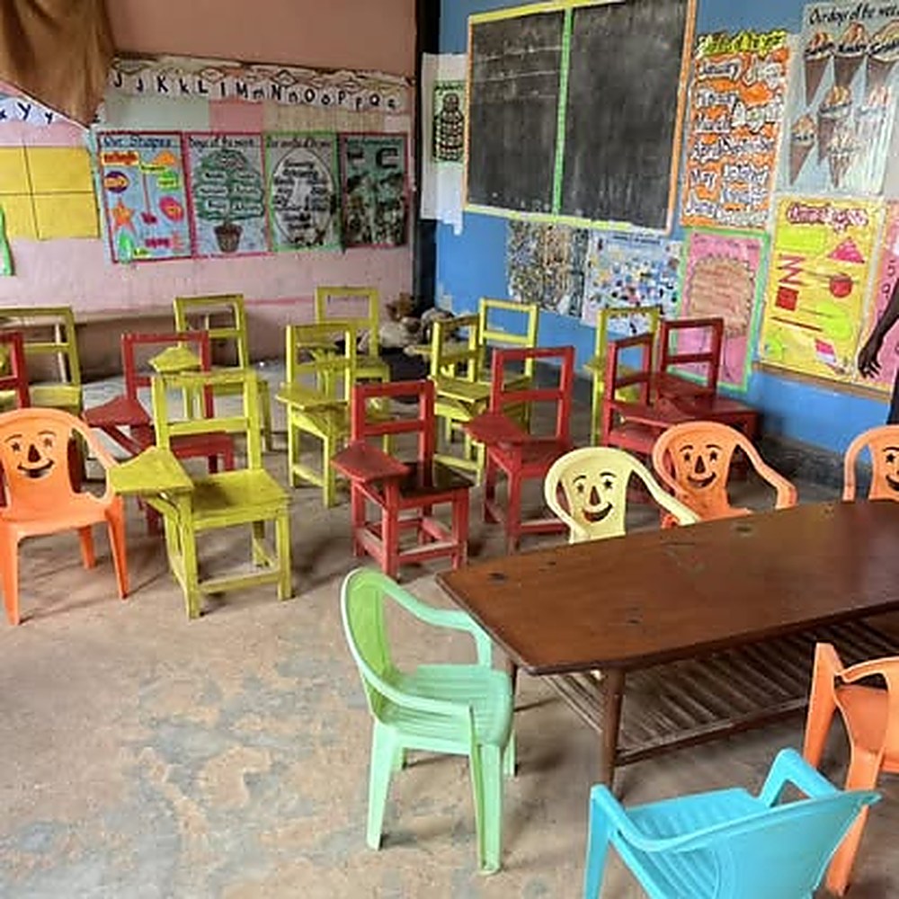 Inside one of our classrooms
